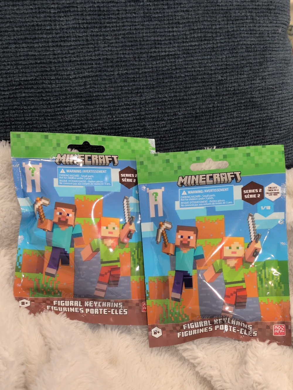 Minecraft Series 2 Keychain Blind Bag X2
